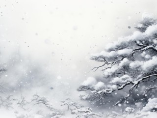 水墨雪何意？水墨画与雪的意境融合？