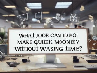 短期做什么工作既能赚快钱又不浪费时间？