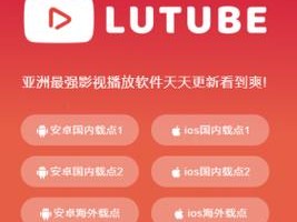 Lutube界面有哪些具体功能模块？
