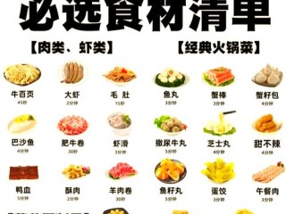 火锅主料有哪些