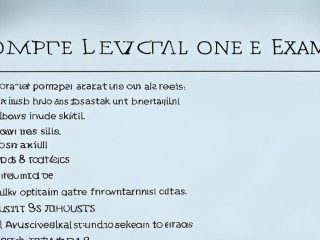 计算机一级考试具体考哪些内容？