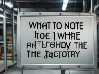 进厂需要注意什么