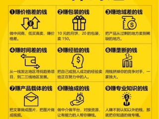 哪些生意门槛低