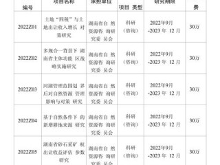 立项类别具体包含哪些类型？
