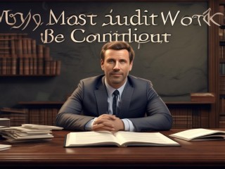 为何必须开展审计工作？