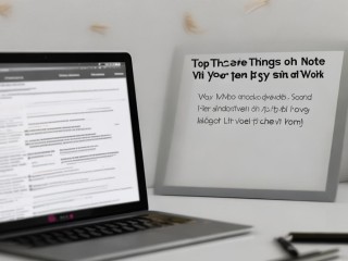 首日上班最该注意哪三点？