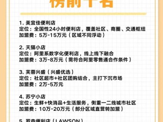 哪些加盟行业真正好做且能赚钱？