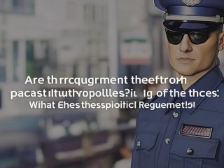 辅警招聘门槛高吗？具体要求有哪些？