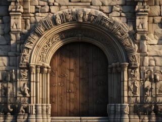 什么的门口填空