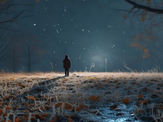 暮月对什么？孤影映秋霜，何人共夜长？