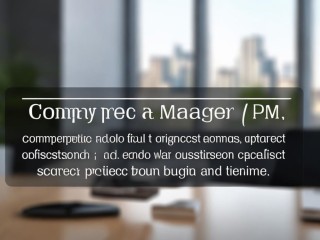 公司PM具体指什么岗位？