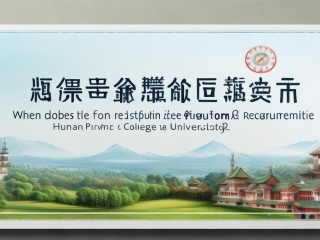 湖南省高校公开招聘何时开始报名？