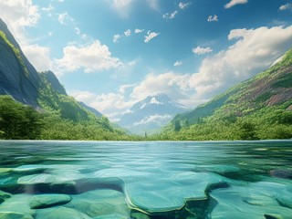 什么明水秀，何处是这般景致？