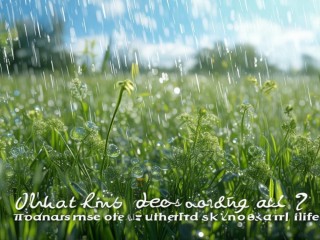 什么样的雨露滋养了怎样的生命？