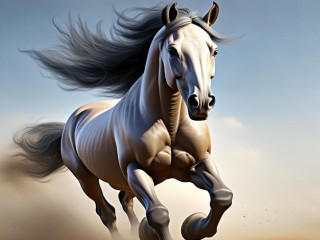 骏马奔腾是形容马跑得快，还是比喻气势磅礴？