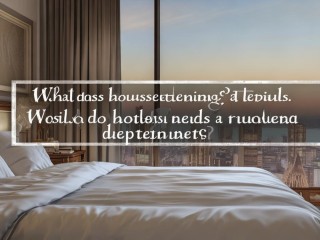 房务具体指哪些工作？为何酒店需设房务部？