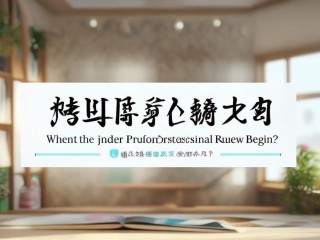 初级职称何时开始评审？