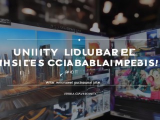Unity能做什么？游戏、应用、VR/AR都能做？