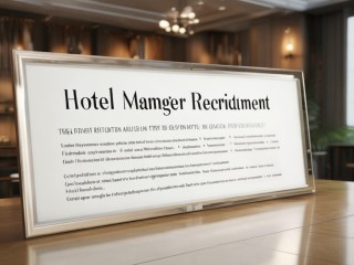 酒店经理招聘，具体要求和待遇如何？