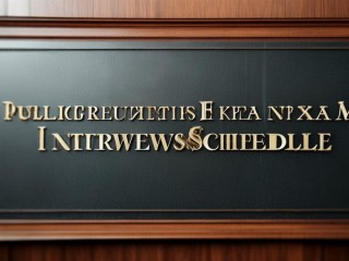 公开招聘考试面试时间何时公布？