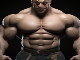 健硕指身体强壮高大，具体指多强壮？