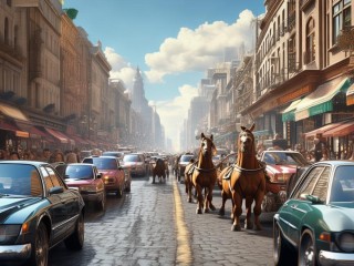 车水马龙对什么？