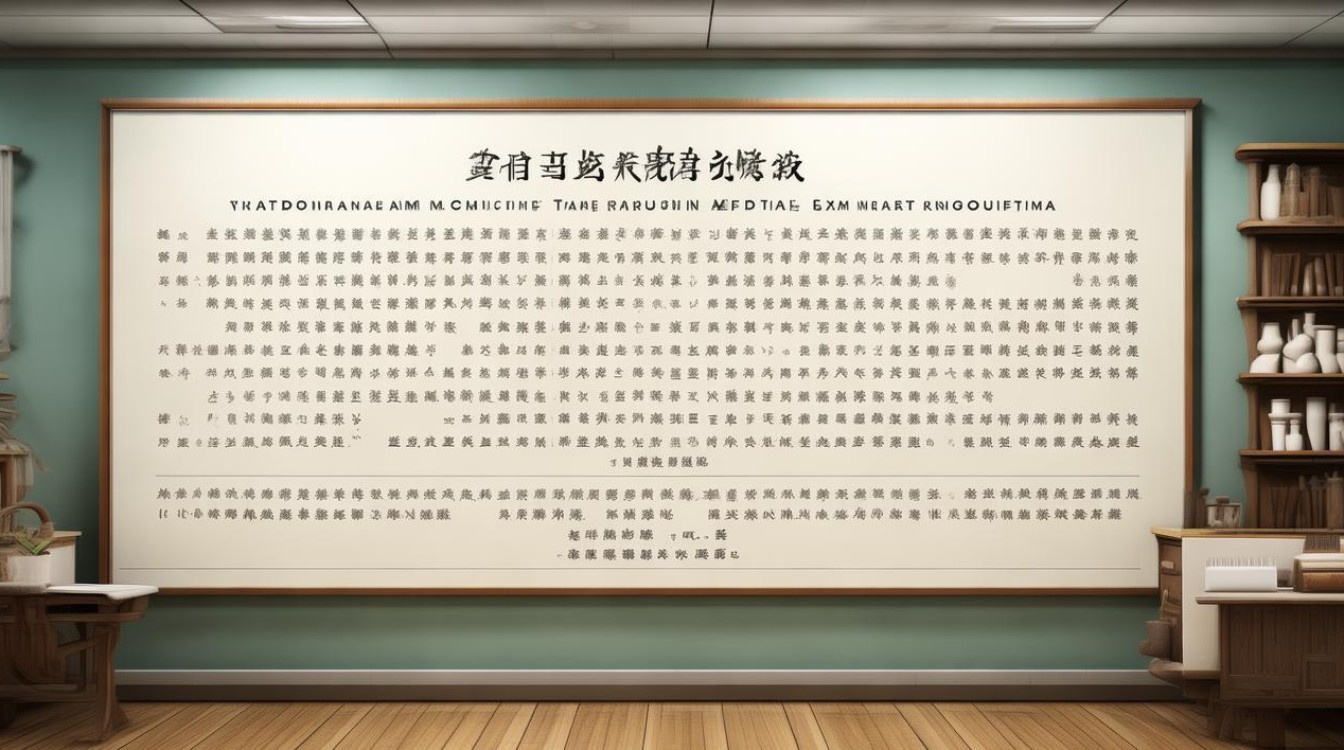 中药学考试公开招聘，考什么？