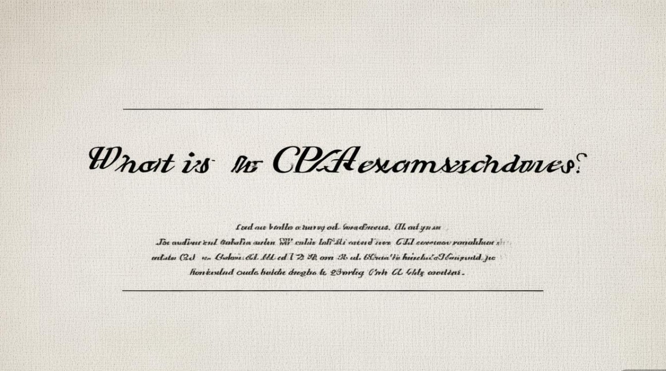 CPA考试时间是什么时候? CPA考试时间是什么时候?