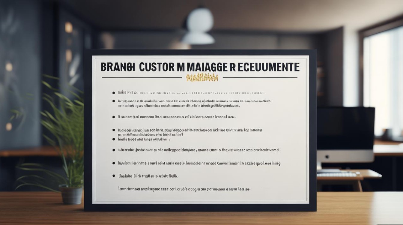 支行客户经理招聘有何具体要求？