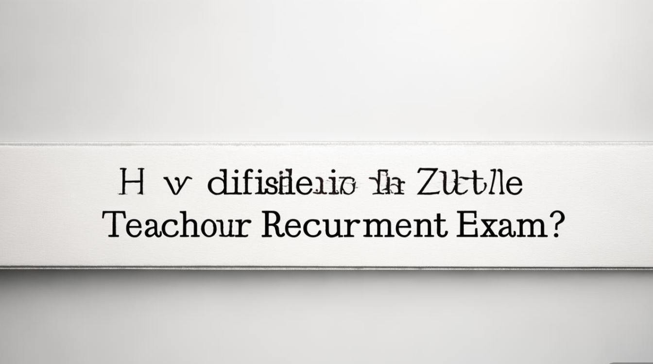 涿州教师招聘真题难度如何?