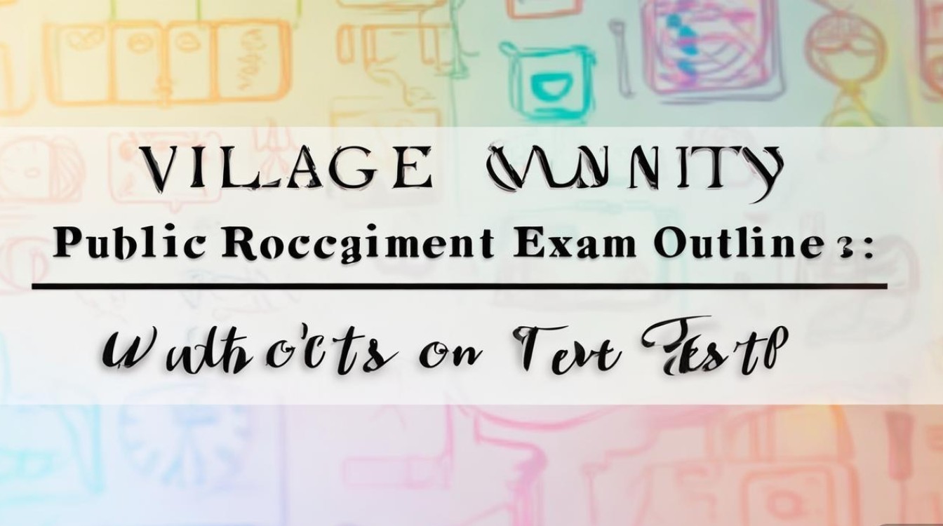 村社区公开招聘考试大纲考什么?