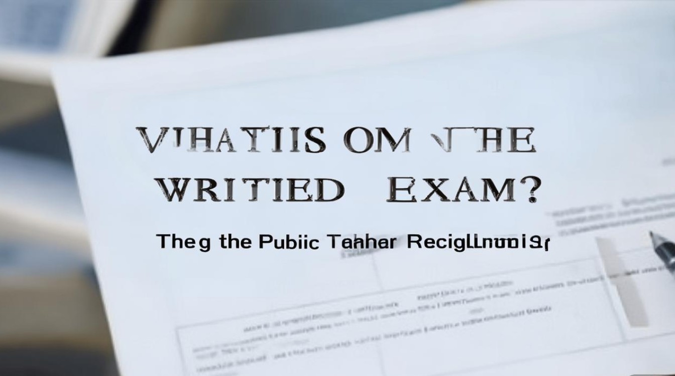 公开招聘教师考试笔试考什么?