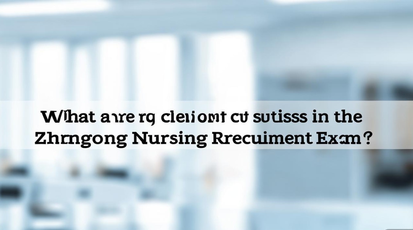 中公护理招聘题考什么?