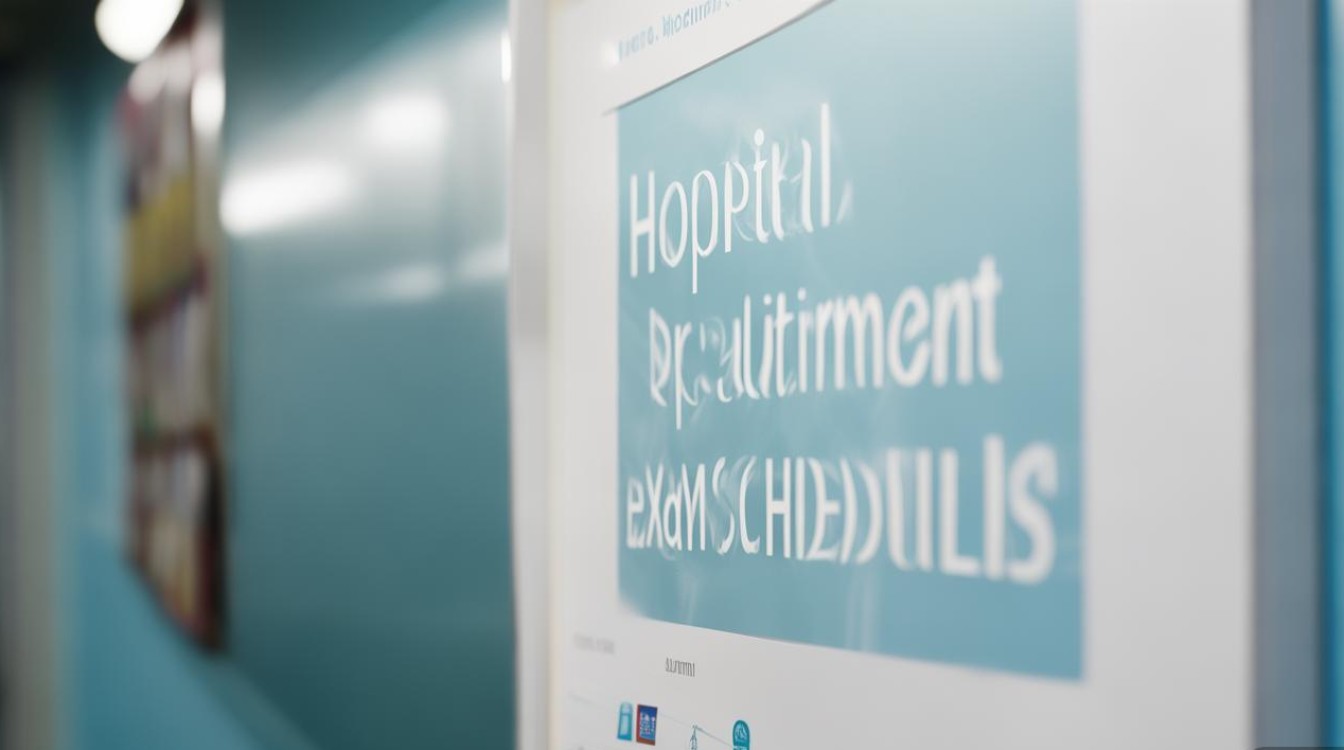 医院公开招聘考试何时安排？