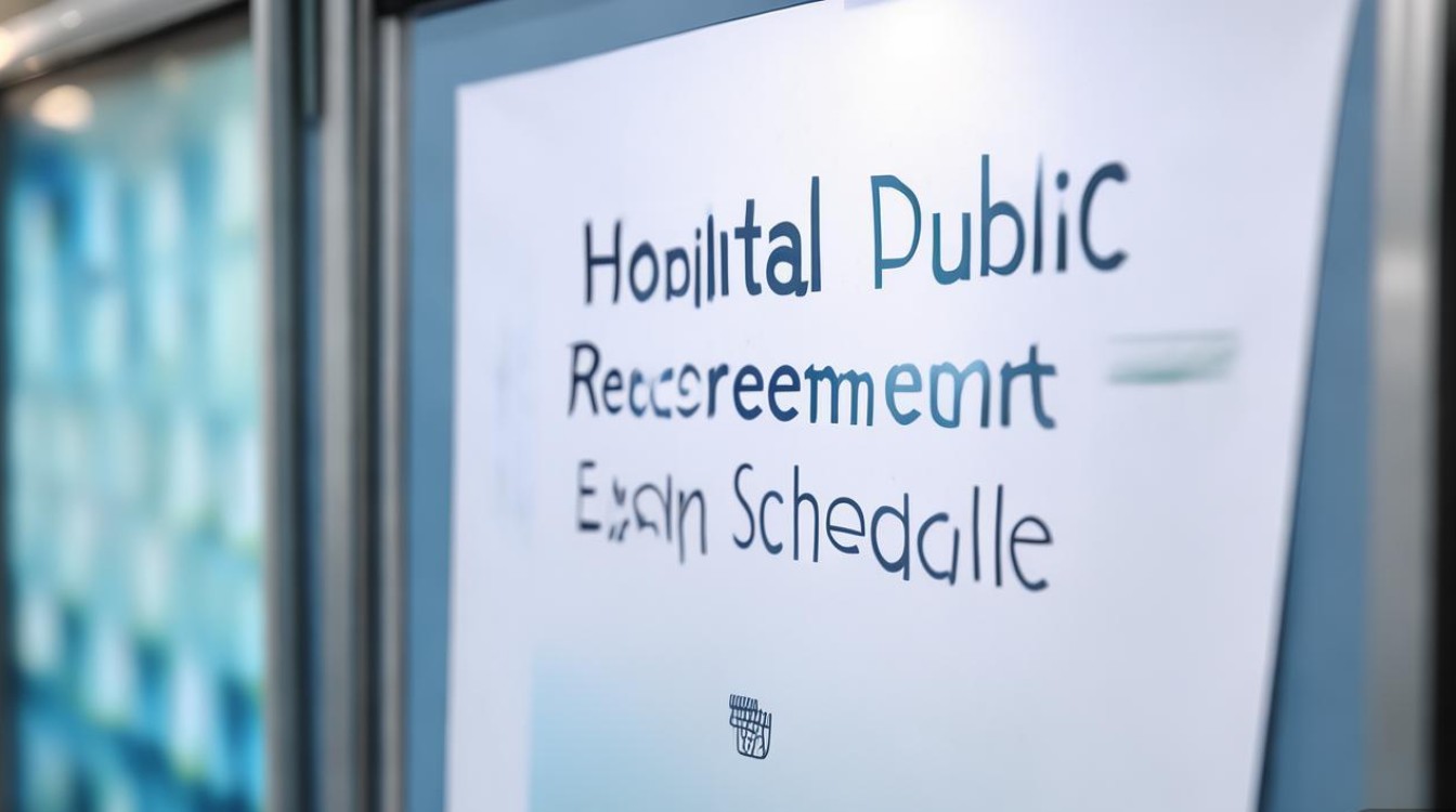 医院公开招聘考试何时安排？