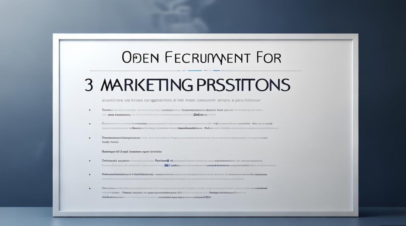 公开招聘3个营销岗位,具体要求是什么? 公开招聘3个营销岗位,具体要求是什么?