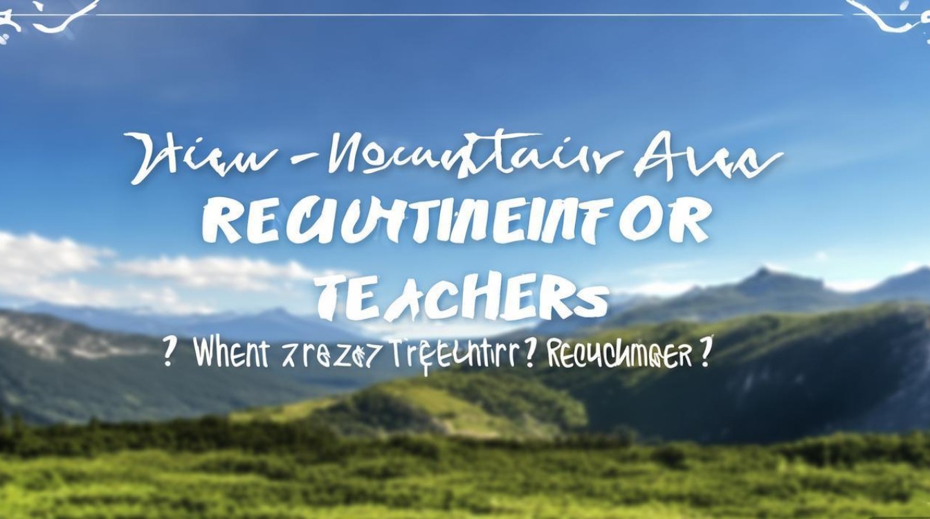 观山区招教师，何时报名？条件是什么？