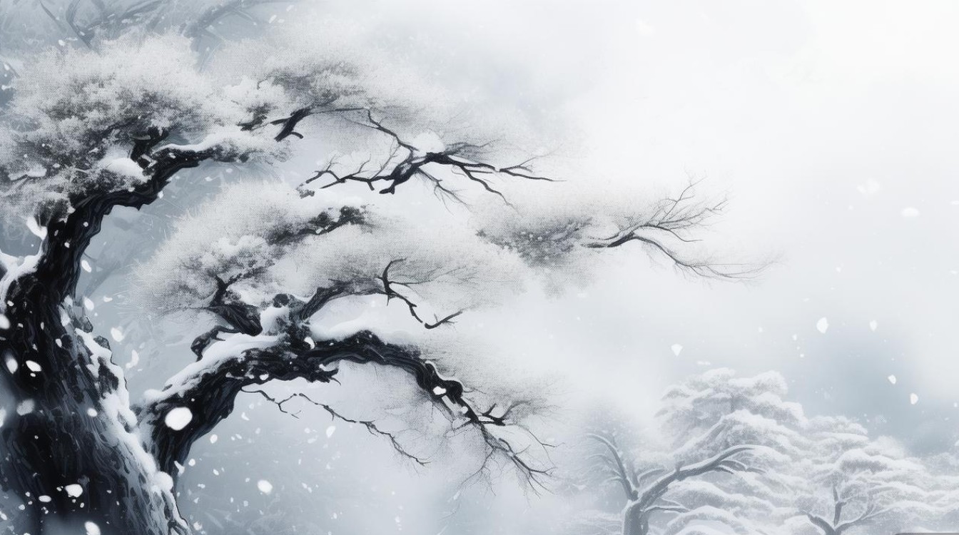 水墨雪何意?水墨画与雪的意境融合? 水墨雪何意?水墨画与雪的意境融合?