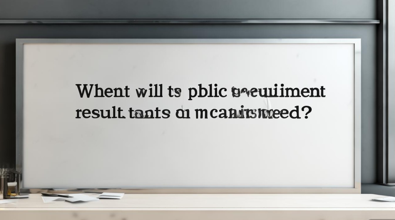 公开招聘结果何时公布? 公开招聘结果何时公布?