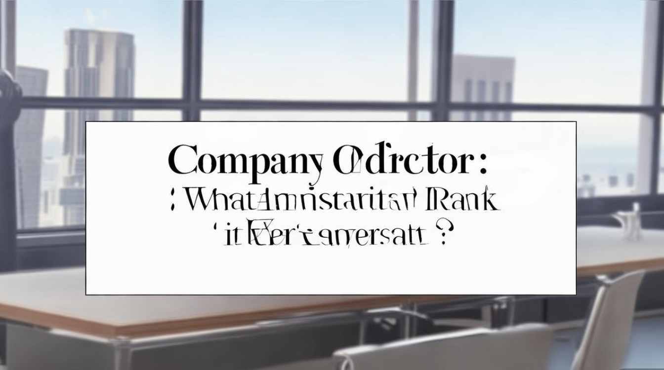 公司主任算什么行政级别？