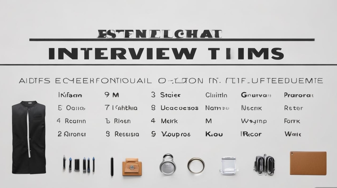 面试必带物品有哪些？