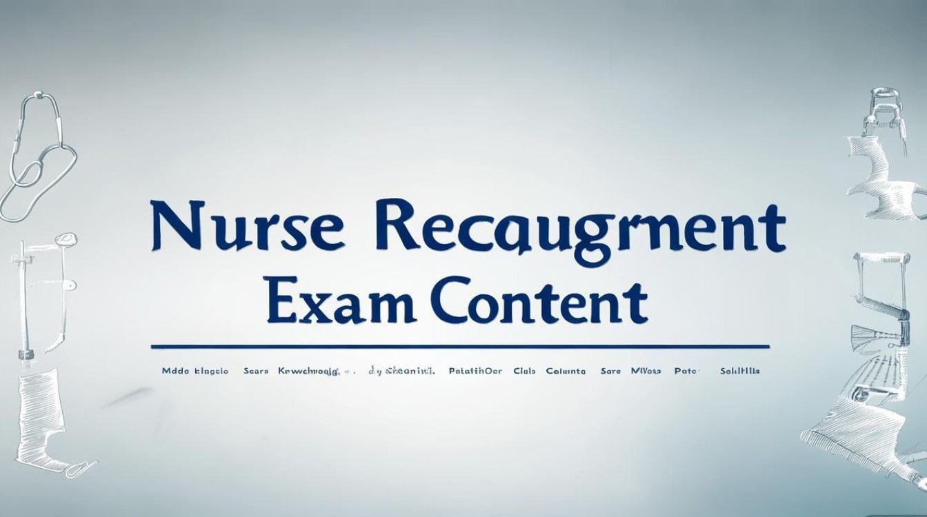 护士公开招聘具体考哪些内容？