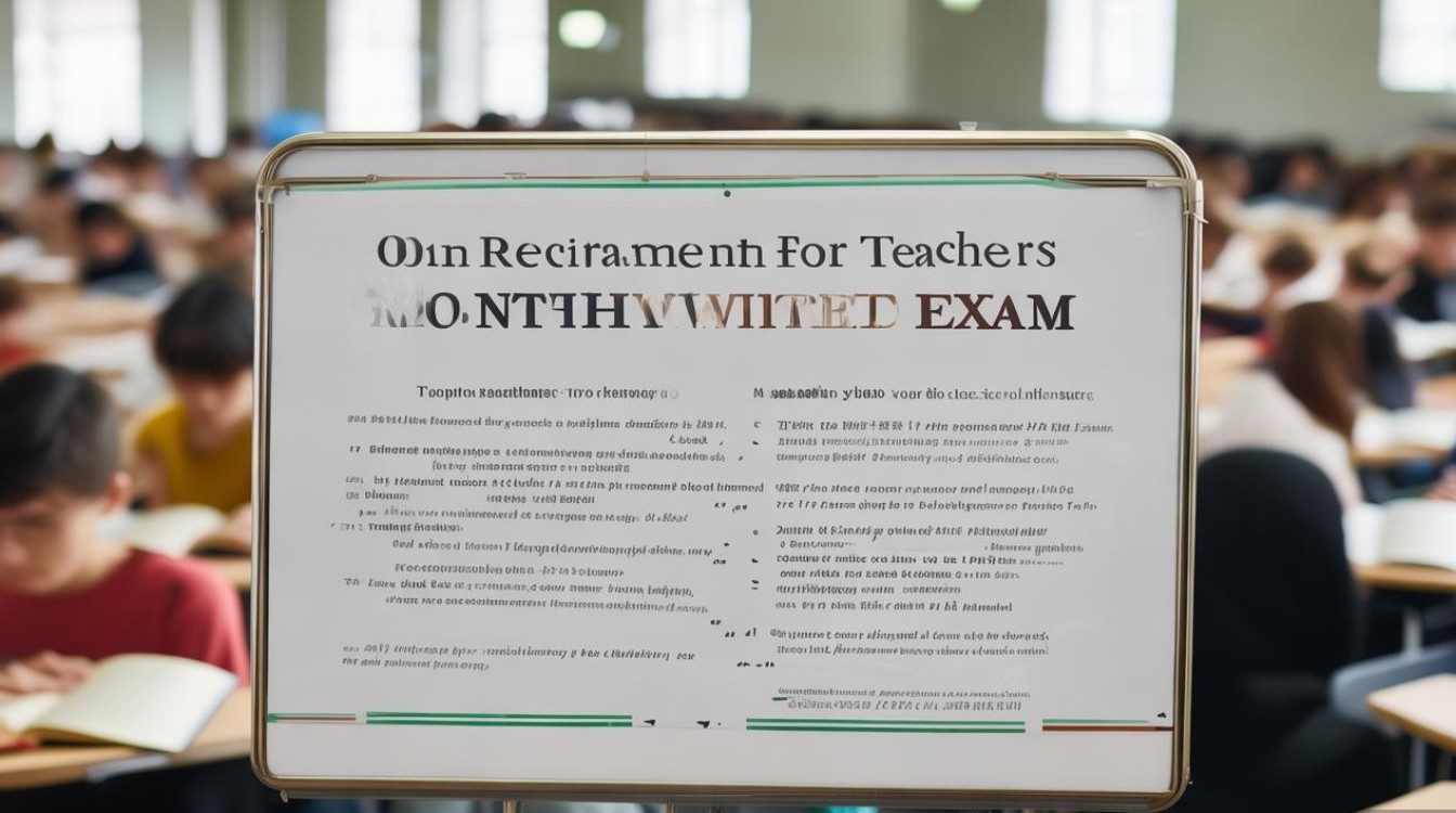 公开招聘教师月笔试，考什么？