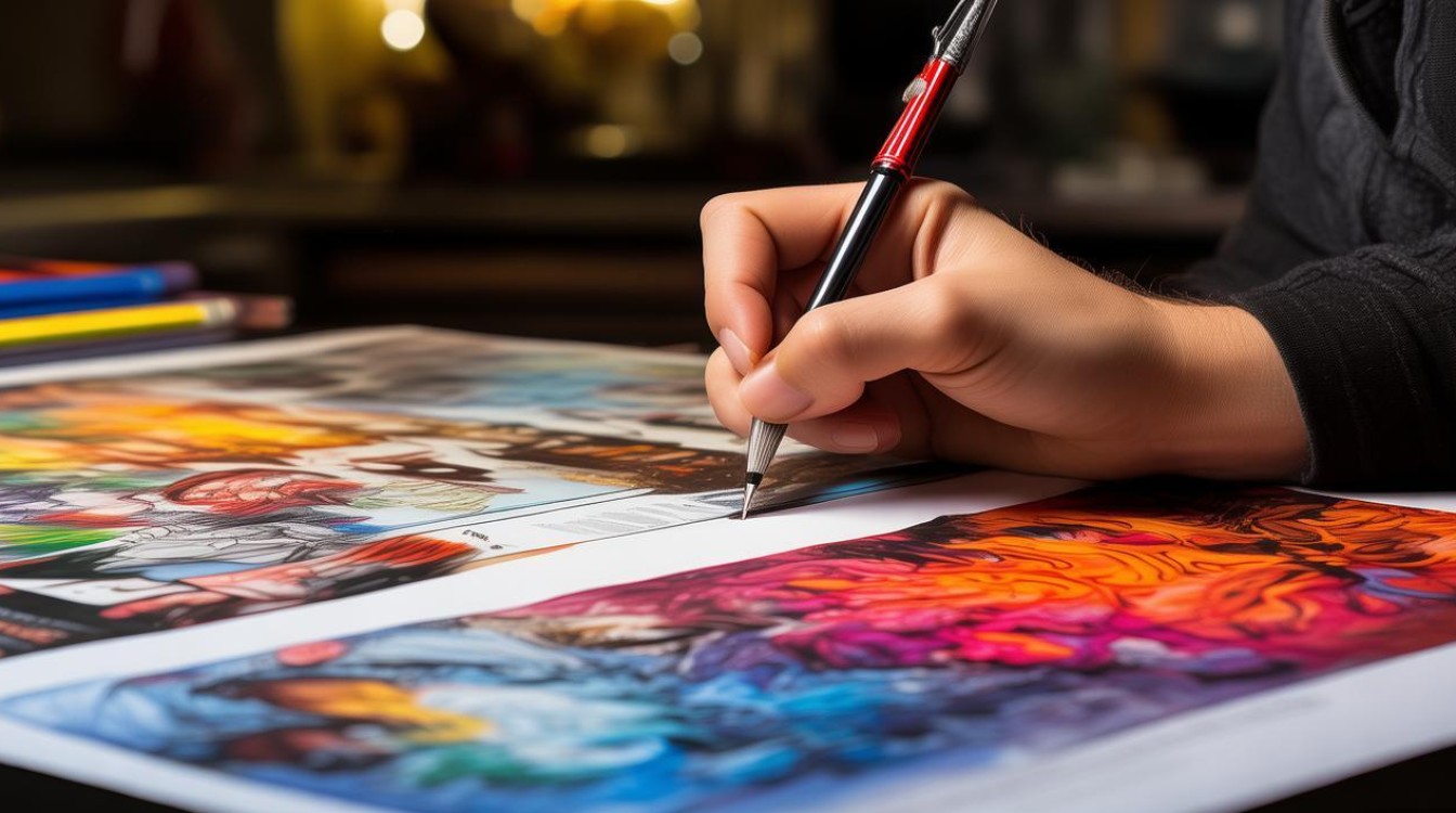 漫画上色该选什么笔？