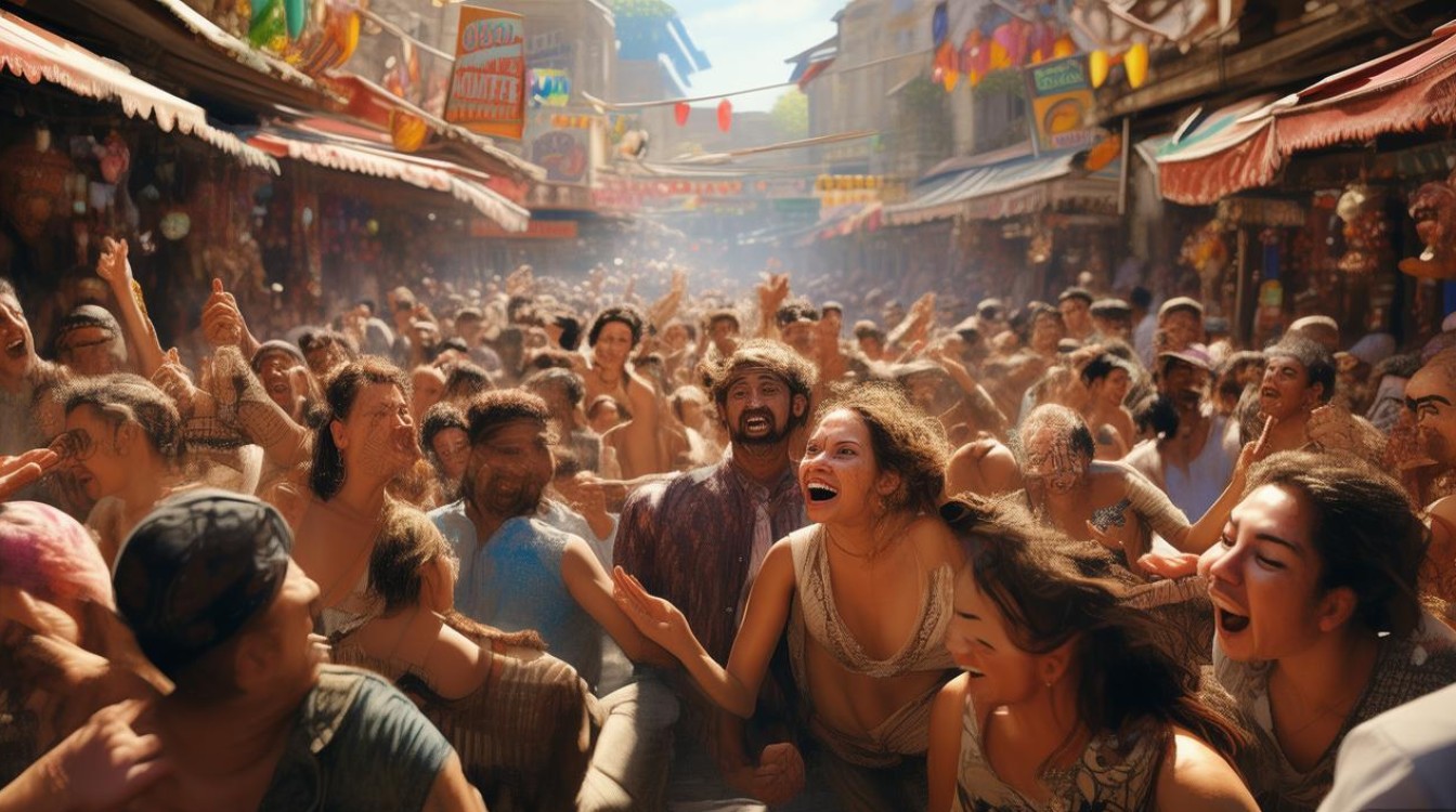 欢腾具体指怎样的热闹状态？