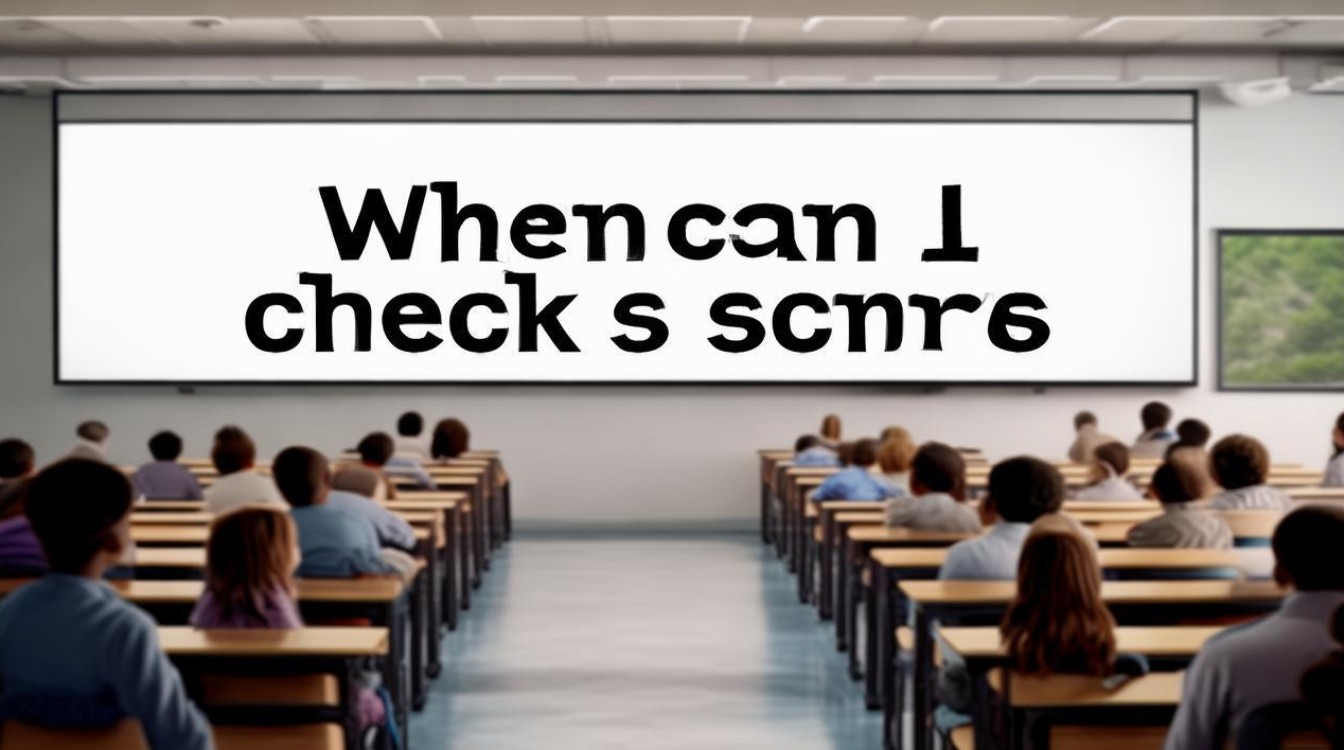 什么时候可以查分数？