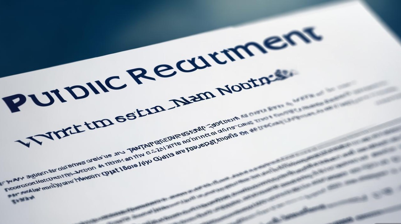 公开招聘笔试公告有哪些关键信息？