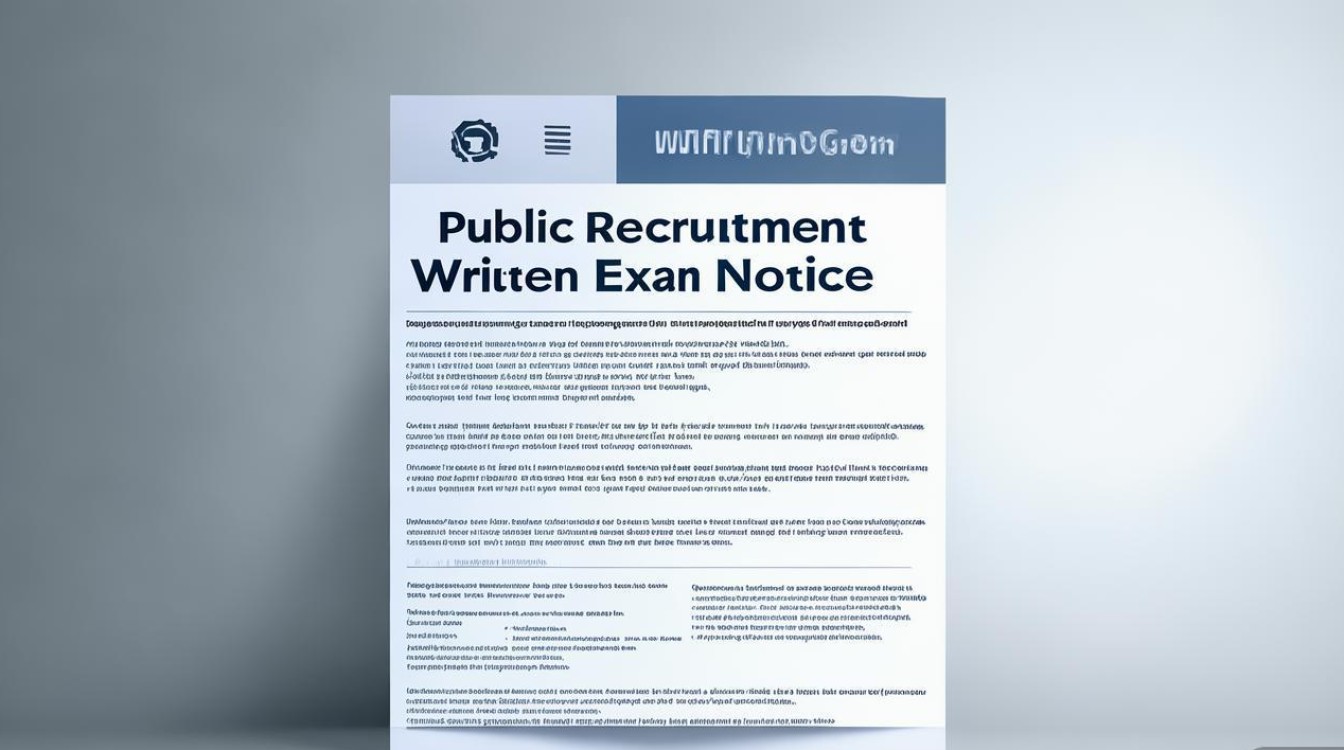 公开招聘笔试公告有哪些关键信息？