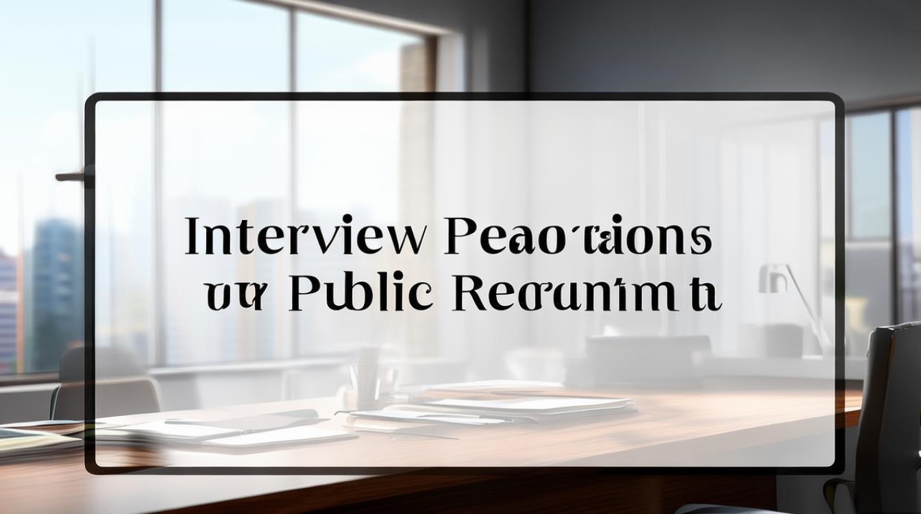 面试前置公开招聘