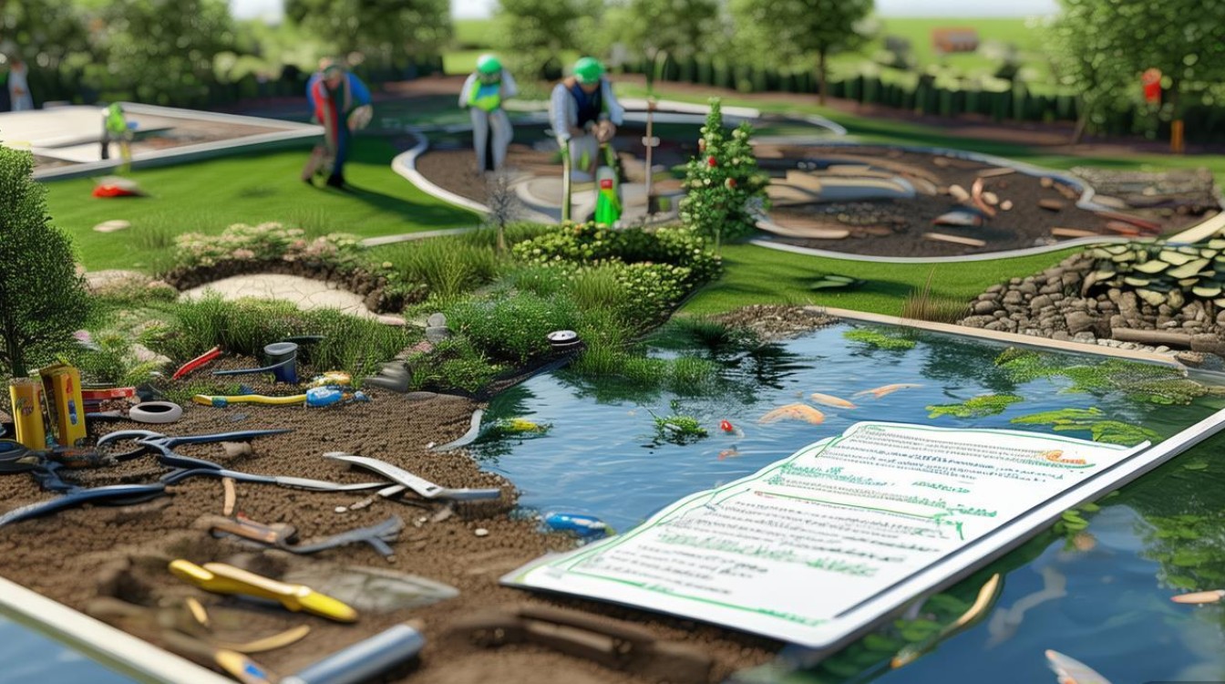 园林工程具体指哪些施工与养护工作？